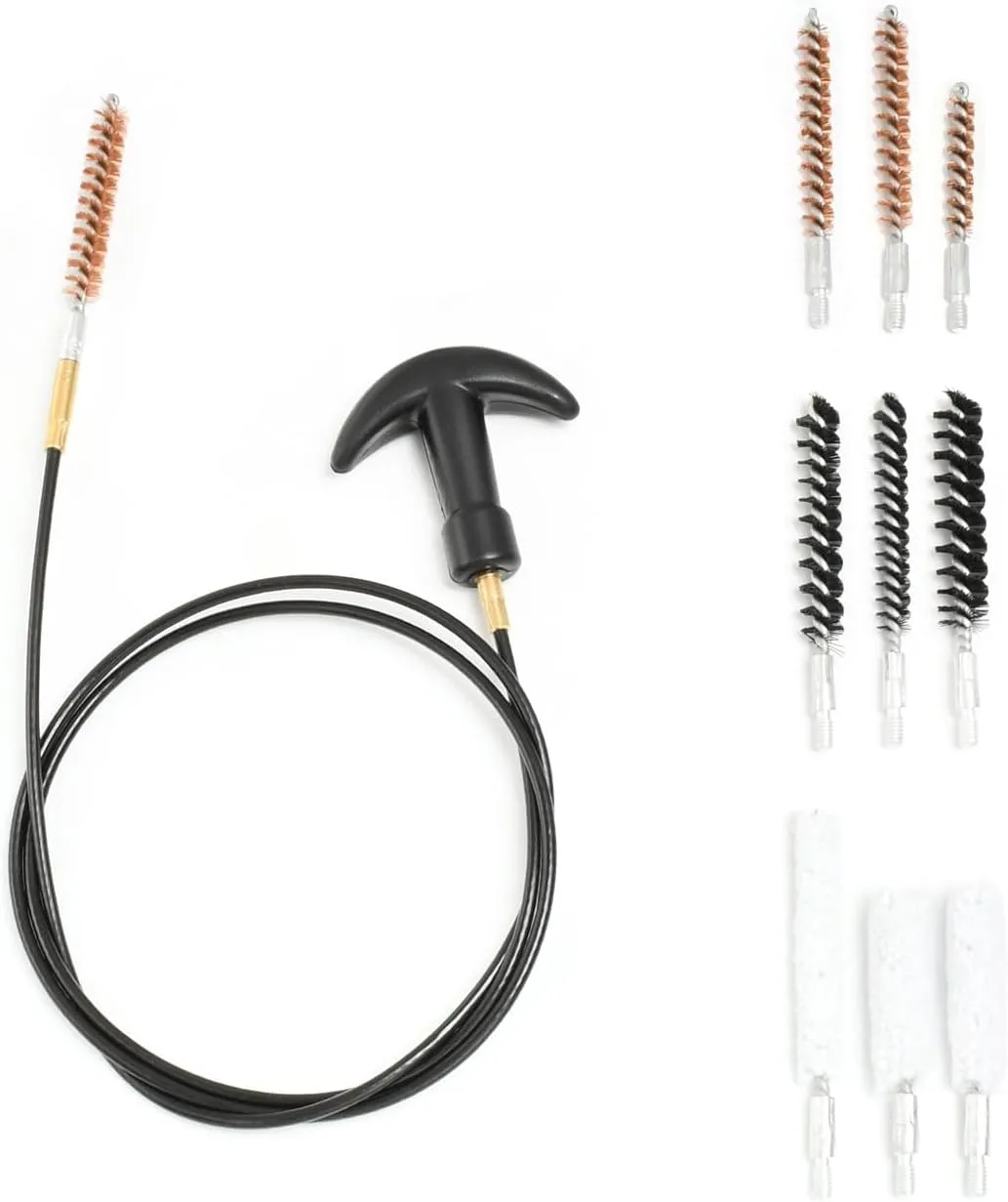 Universal Cleaning Kit for All Guns - Brushes for Pistol, Handgun, Shotgun, Rifle - Elite Brass Rods and Accessories for Men
