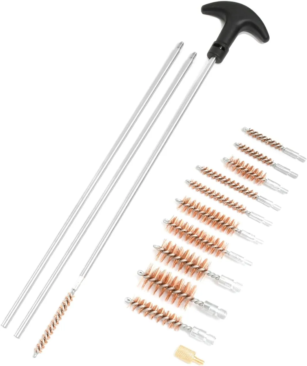 Universal Cleaning Kit for All Guns - Brushes for Pistol, Handgun, Shotgun, Rifle - Elite Brass Rods and Accessories for Men
